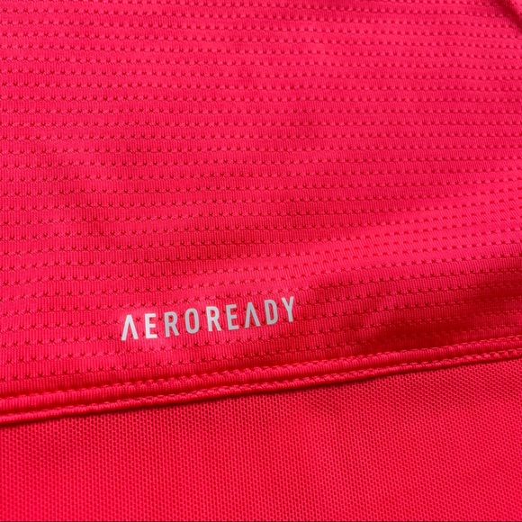 Adidas Aeroready Airy Orange Mesh Tee - Picture 12 of 12